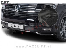VW T6.1 Multivan 19- podaljšek sprednjega odbijača karbon (sijaj)
