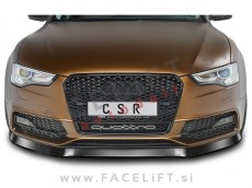 Audi A5 S line, S5 11-16 podaljšek sprednjega odbijača črni mat