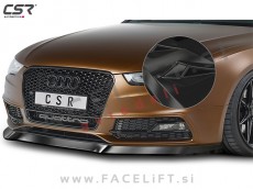 Audi A5 S line, S5 11-16 podaljšek sprednjega odbijača črni sijaj