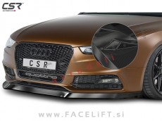 Audi A5 S line, S5 11-16 podaljšek sprednjega odbijača karbon sijaj