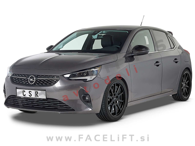 Opel Corsa F 19- strešni spojler črni (mat)