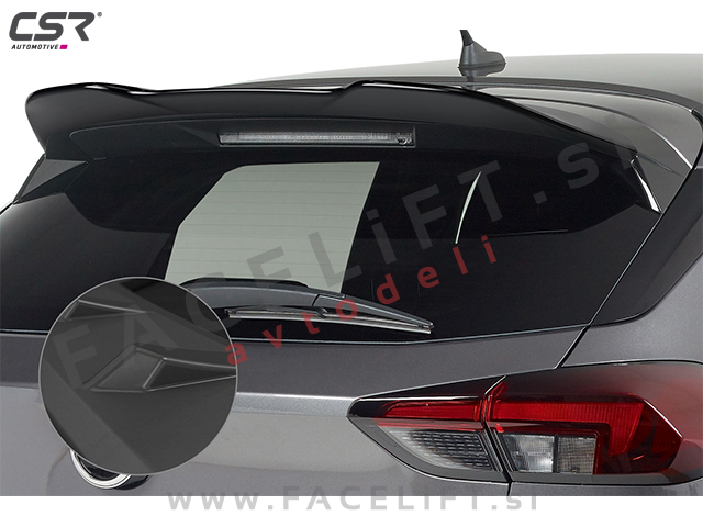 Opel Corsa F 19- strešni spojler črni (mat)