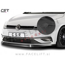 VW Golf 7 17-20 podaljšek sprednjega odbijača črni (mat)