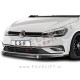 VW Golf 7 17-20 podaljšek sprednjega odbijača črni (mat)