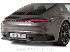 Porsche 911 19- podaljšek zadnjega odbijača karbon (sijaj)