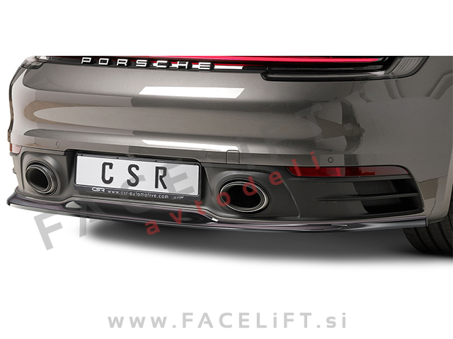 Porsche 911 19- podaljšek zadnjega odbijača karbon (sijaj)