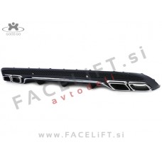 Mercedes C W205 Limuzina 14-18 difuzor z nastavki za izpuh