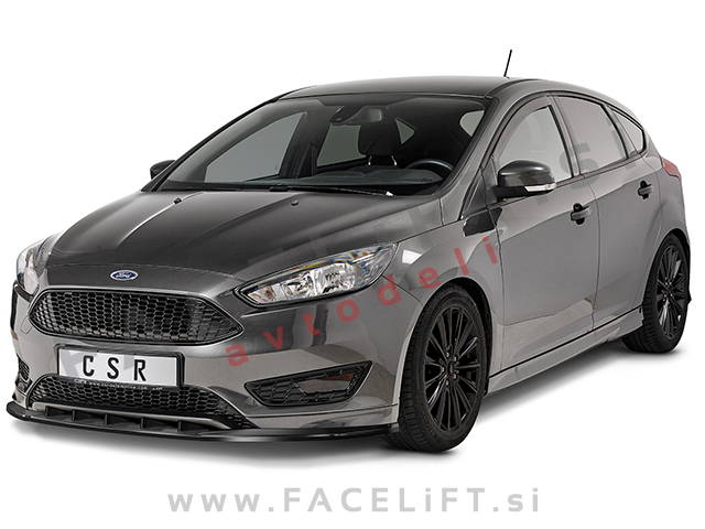Ford Focus 3 ST-Line 14-18 podaljšek sprednjega odbijača črni (sijaj)