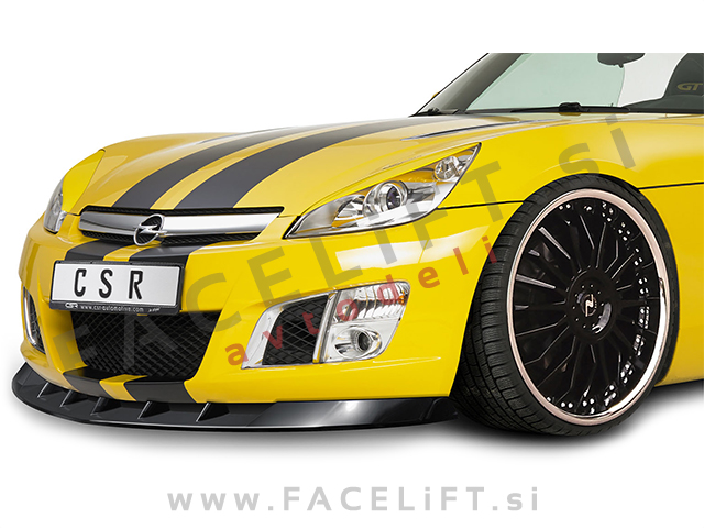 Opel GT 06-09 podaljšek sprednjega odbijača črni (mat)