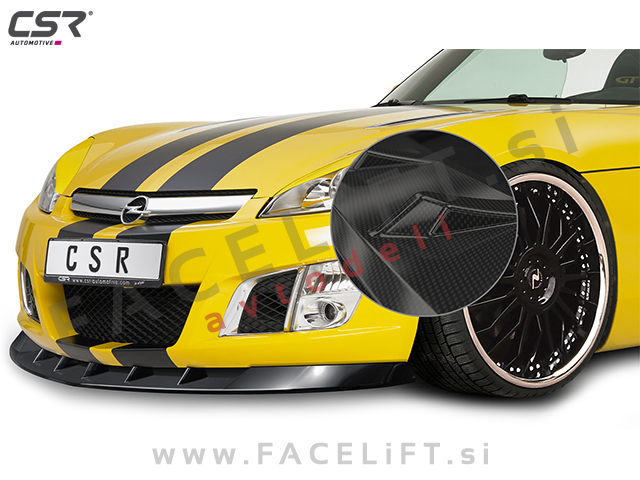 Opel GT 06-09 podaljšek sprednjega odbijača karbon (sijaj)