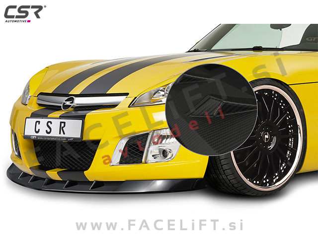 Opel GT 06-09 podaljšek sprednjega odbijača karbon (mat)