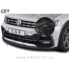 VW Tiguan R-Line 16-20 podaljšek sprednjega odbijača črni (sijaj)