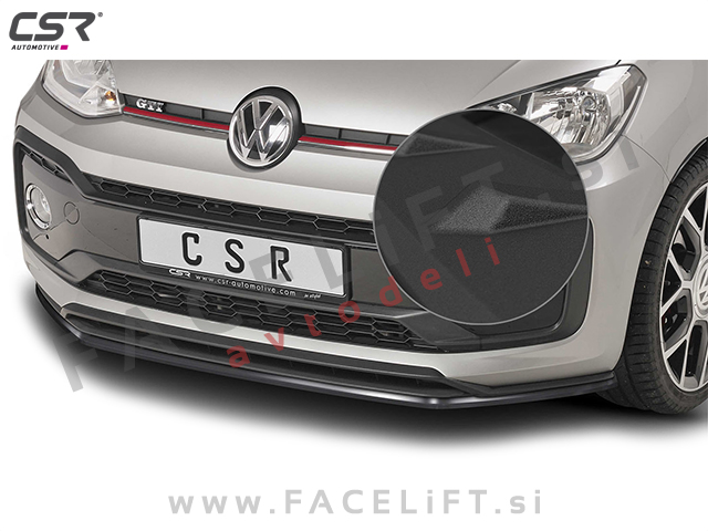 VW up! GTI 18- podaljšek sprednjega odbijača črni (mat)
