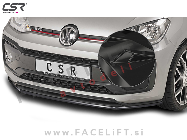 VW up! GTI 18- podaljšek sprednjega odbijača črni (sijaj)