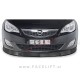 Opel Astra J 09-12 podaljšek sprednjega odbijača črni (mat)