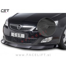 Opel Astra J 09-12 podaljšek sprednjega odbijača črni (mat)