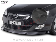 Opel Astra J 09-12 podaljšek sprednjega odbijača črni (mat)