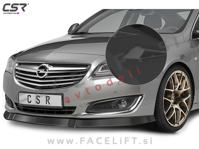 Opel Insignia A 13-17 podaljšek sprednjega odbijača črni (mat)