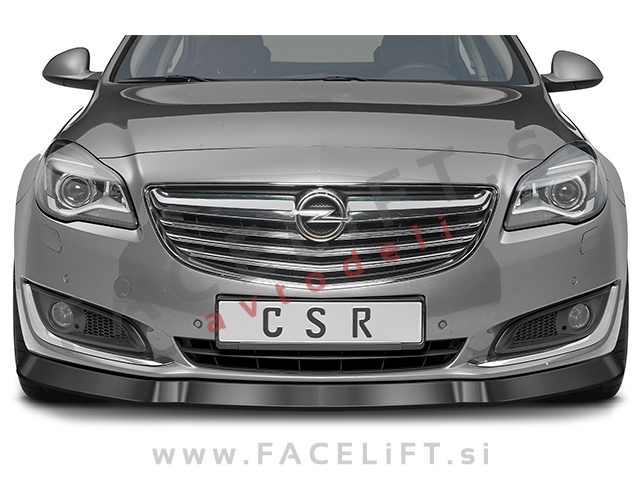 Opel Insignia A 13-17 podaljšek sprednjega odbijača črni (mat)