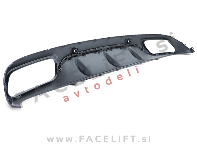 Mercedes C Coupe C205 15- difuzor z nastavki za izpuh