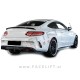 Mercedes C Coupe C205 15- difuzor z nastavki za izpuh