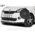 Škoda Citigo 12-17 podaljšek sprednjega odbijača črni (mat)