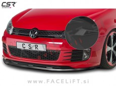 VW Golf 6 GTD GTI 08-12 podaljšek sprednjega odbijača črni mat