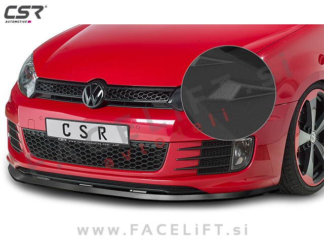 VW Golf 6 GTD GTI 08-12 podaljšek sprednjega odbijača črni mat VW Golf 6 GTD GTI 08-12 podaljšek sprednjega odbijača črni mat
