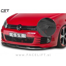 VW Golf 6 GTD GTI 08-12 podaljšek sprednjega odbijača črni mat