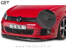 VW Golf 6 GTD GTI 08-12 podaljšek sprednjega odbijača črni mat