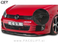 VW Golf 6 GTD GTI 08-12 podaljšek sprednjega odbijača karbon mat