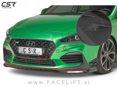 Hyundai i30 16- podaljšek sprednjega odbijača črni (mat)