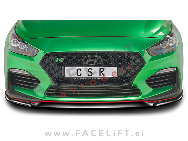 Hyundai i30 16- podaljšek sprednjega odbijača črni (sijaj)