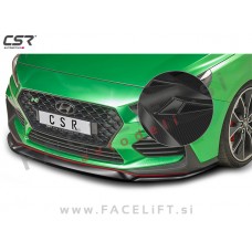 Hyundai i30 16- podaljšek sprednjega odbijača karbon (sijaj)