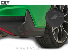 Hyundai i30 16- podaljški zadnjega odbijača črni (mat)