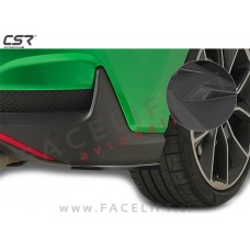 Hyundai i30 16- podaljški zadnjega odbijača črni (mat)