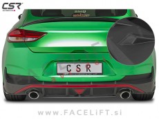 Hyundai i30 16- podaljšek zadnjega odbijača črni (mat)