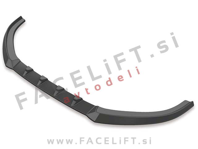 Audi A3 8V Cabriolet S-Line 14-16 podaljšek sprednjega odbijača črni (sijaj)