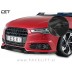 Audi A6 S-Line, S6 4G 14-18 podaljšek sprednjega odbijača črni sijaj