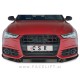 Audi A6 S-Line, S6 4G 14-18 podaljšek sprednjega odbijača črni sijaj