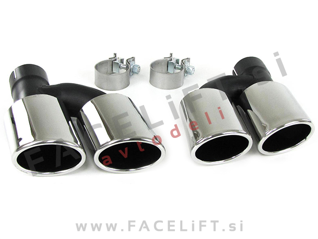 Audi A4 B8 8K 08-11 difuzor z nastavki za izpuh