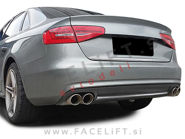Audi A4 B8 8K 08-11 difuzor z nastavki za izpuh