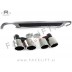 Audi A4 B8 8K 08-11 difuzor z nastavki za izpuh