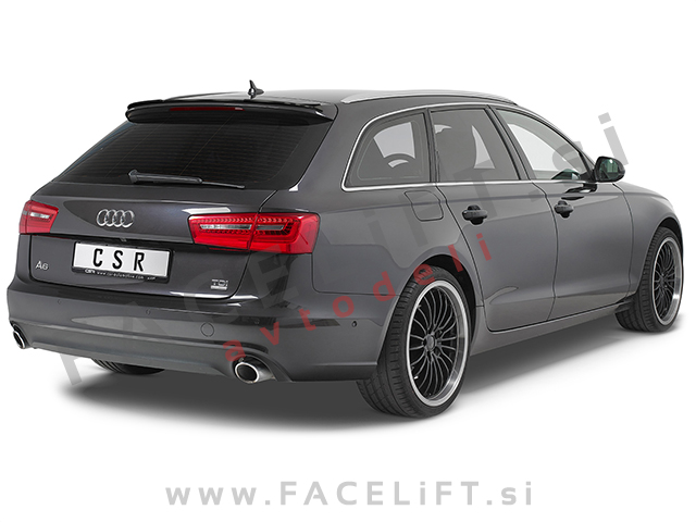 Audi A6 Karavan 4G 11-18 strešni spojler črni mat