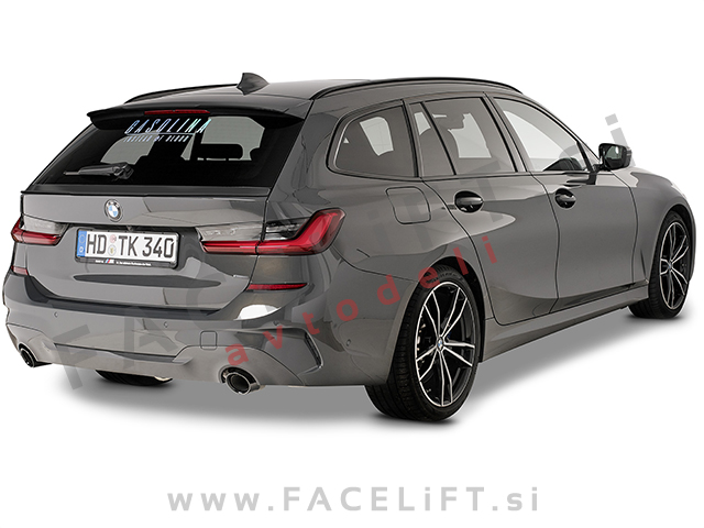 BMW 3 Karavan G21 19- strešni spojler črni (mat)
