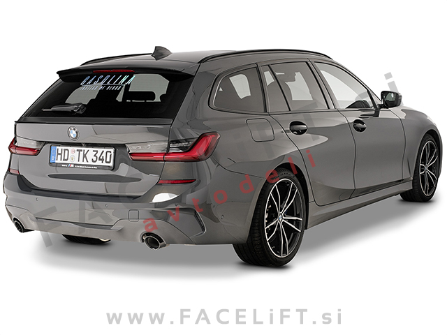 BMW 3 Karavan G21 19- spojler za prtljažnik črni (sijaj)