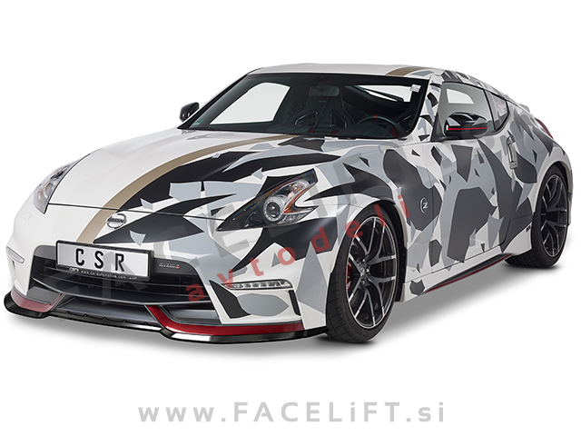 Nissan 370Z Nismo 13-20 podaljšek sprednjega odbijača črni (mat)
