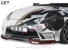 Nissan 370Z Nismo 13-20 podaljšek sprednjega odbijača črni (sijaj)