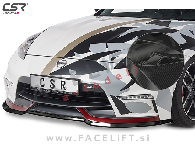 Nissan 370Z Nismo 13-20 podaljšek sprednjega odbijača karbon (sijaj)
