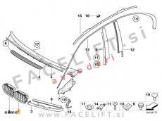 BMW 3 E46 Limuzina Karavan 98-01 ledvička leva